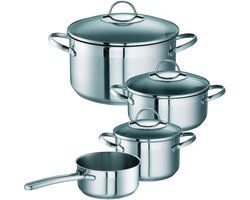 Rohe Germany 252021-04 Merana All-round Set 4-Piece Cookware Set, Stainless Steel