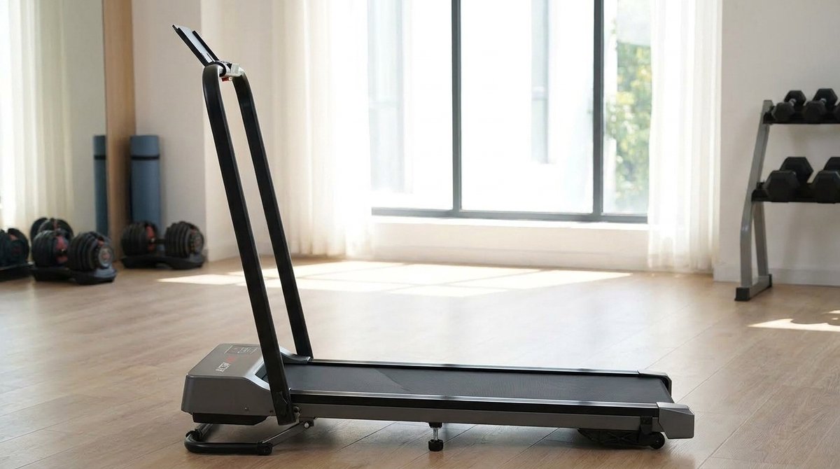 Loopband voor Thuis inklapbaar – House&Garden SmartWalk Elite X12 met Helling & App – 6-in-1 Walking Pad met Handgreep – Elektrische Treadmill 12 km/u – Compacte Loopband voor Bureau en Home Gym – LED Display – Zwart/Grijs