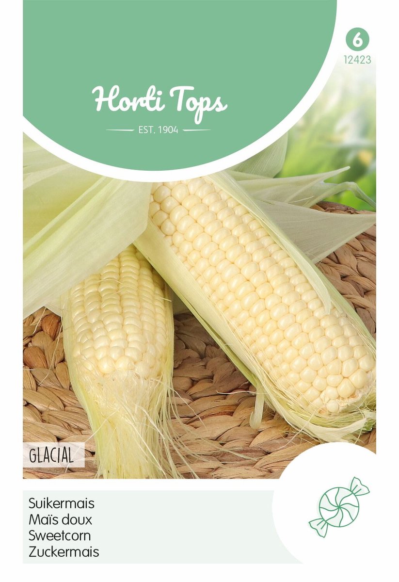 Hortitops - Zaden witte mais glacial 20 zaden