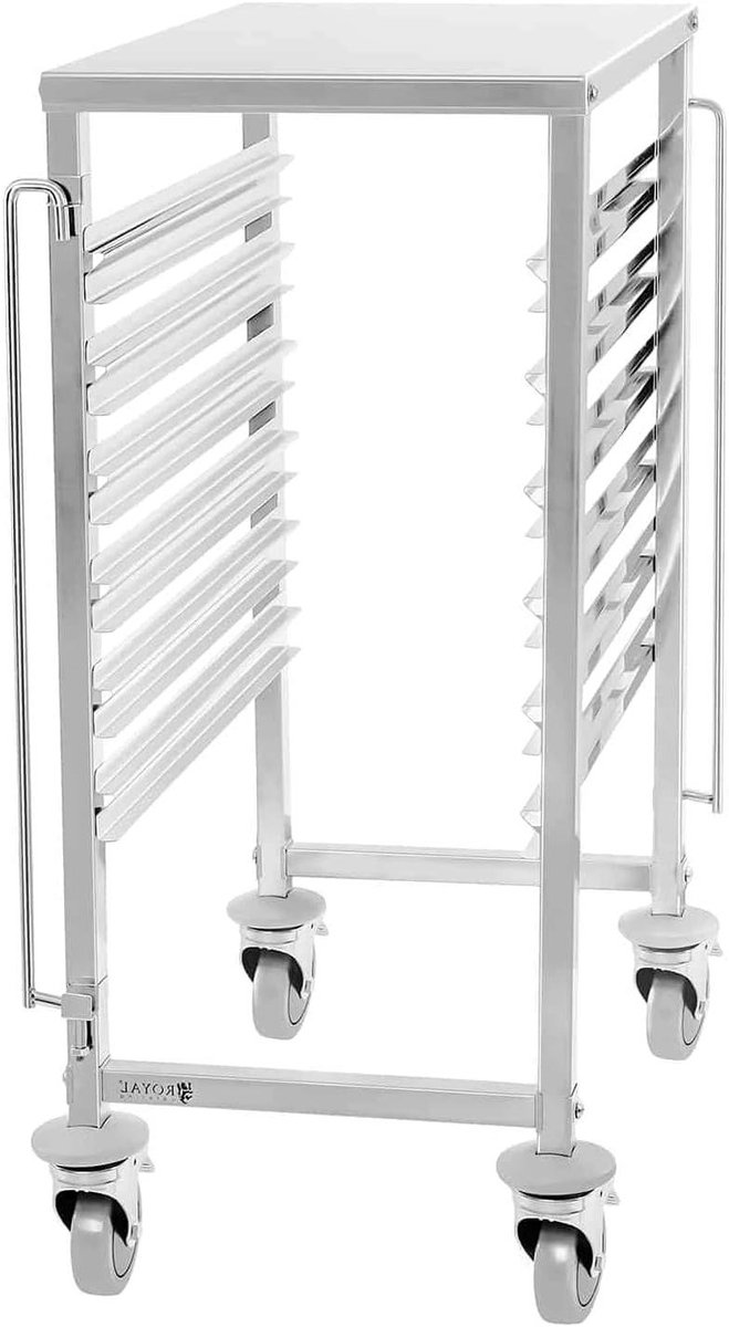 Regaalwagen GN 1/1 - Tabletwagen Serveerwagen - Horeca Transport - 6 GN Container Plekken