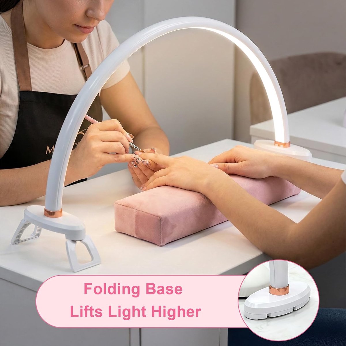 Nagellamp Halve Maan - Lichtring Bureau thumbnail 5