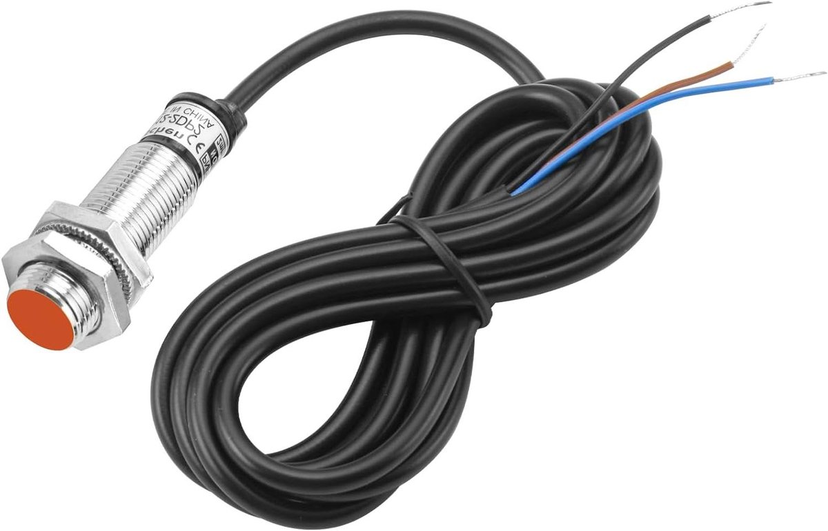Inductieve Naderingsschakelaar - Schakelaar Sensor - Industriële Automatisering - Normaal Gesloten - M12 2mm - Zilver