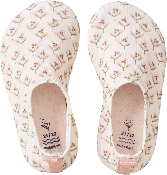Fresk Zwemschoenen 23/24 -UV 50-bescherming – Antislip Strandschoenen – Quick Dry – Waterschoenen voor Kinderen – Elastische Pasvorm Unisex - Creme - Olives