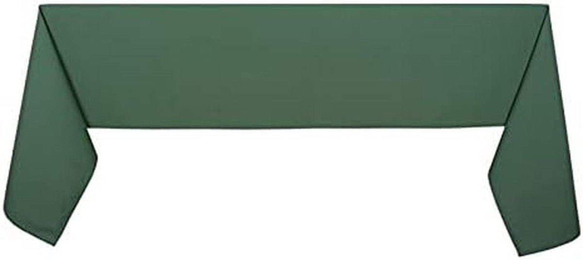 Tafelkleed - Linnen Kleed - Dineren en Borrelen - Stevige Greep - 132x178cm - Forest Green
