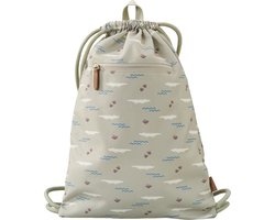 Fresk Zwemtas Jongens - Gymtas - Waterafstotende Strandrugzak voor Kinderen - Zwemzak met Ophanglus - 38 x 27 cm - Groen - Crocodile