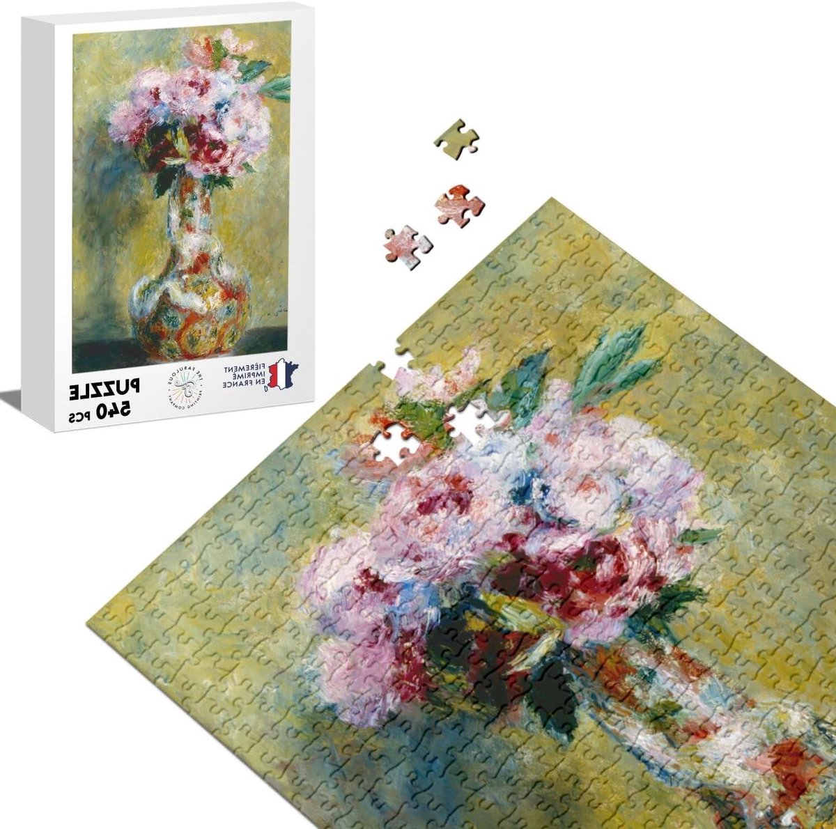 Klassieke Puzzel - Legpuzzel Kunst - Ontspannend Tijdverdrijf - Gedrukt in Frankrijk - 540 Stukjes - Impressionisme