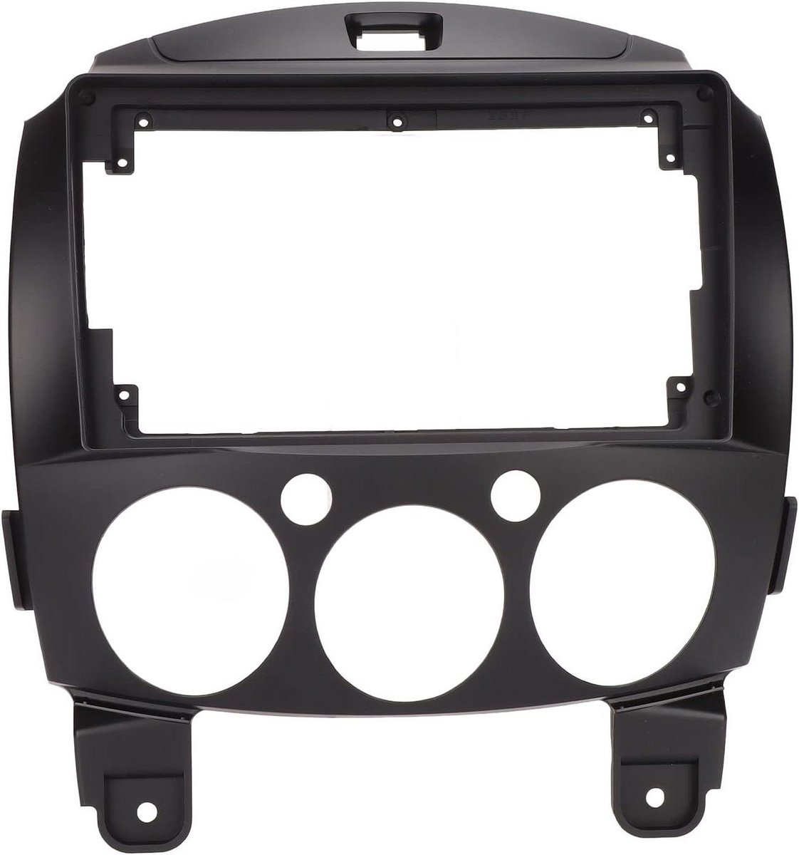 Navigatiepaneel Frame - Dash Kit Dubbel DIN - Auto Interieur Upgraden - Naadloze Pasvorm Dashboard - 9 inch scherm - Zwart