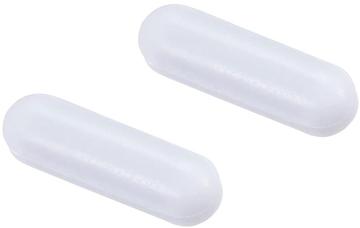 Magneetroerders Set - Mixer Staafjes - Vloeistoffen Mengen - PTFE Coating - 20 mm - Wit