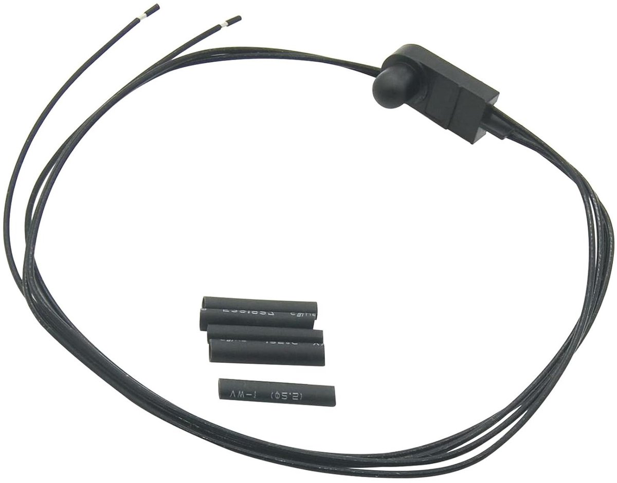 Buitentemperatuursensor - Buitensensor - Auto Klimaatregeling - Onder Deurspiegel - 13 x 8 x 1.3 cm - Zwart