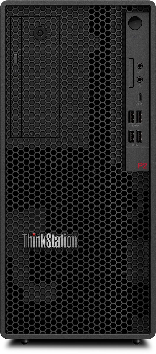Lenovo ThinkStation P2 Tower Gen 2 Intel Core Ultra 5 245K 32 GB DDR5-SDRAM 512 GB SSD Windows 11 Pro Workstation Zwart
