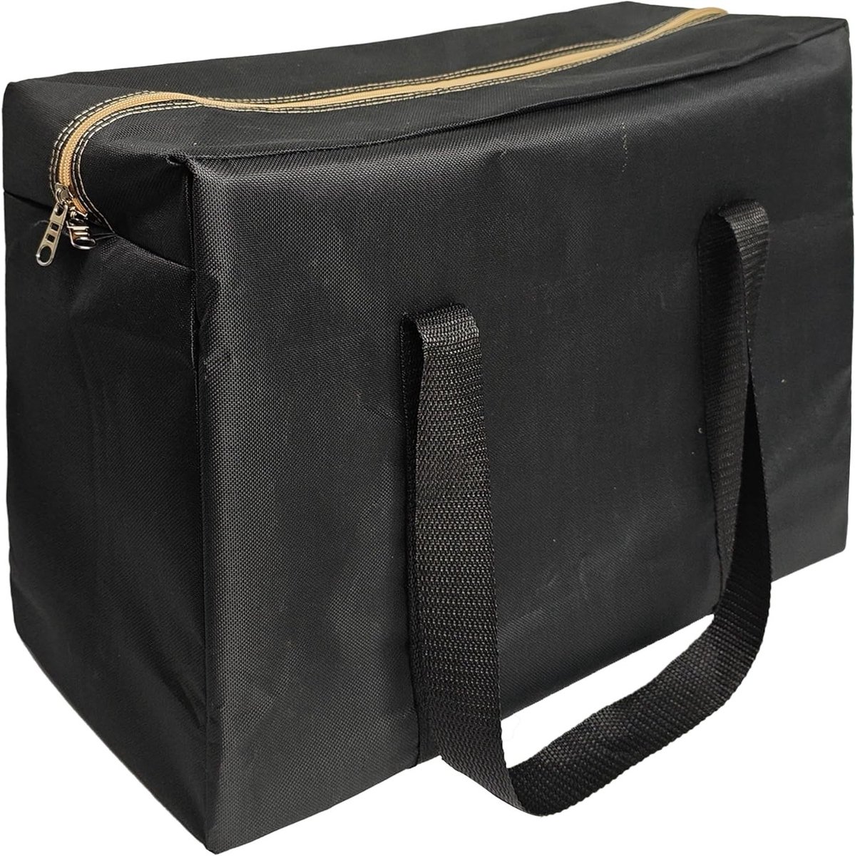 Ruime 35L Opbergzak van 600D voor Kleding, Picknickmatten en Accessoires - 50 x 20 x 36 cm (Zwart)