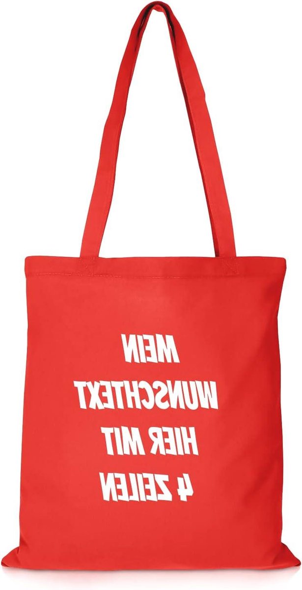 Stoffen Tas - Jute Tas - Boodschappen Doen - Zelf Ontwerpen - 38x38cm - Natuurlijk