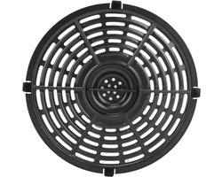 Friteuse Vervangende Grillpan - Crisperplaat Airfryer - Gezond Bakken - Dubbellaagse Antiaanbaklaag - 216 cm - Zwart