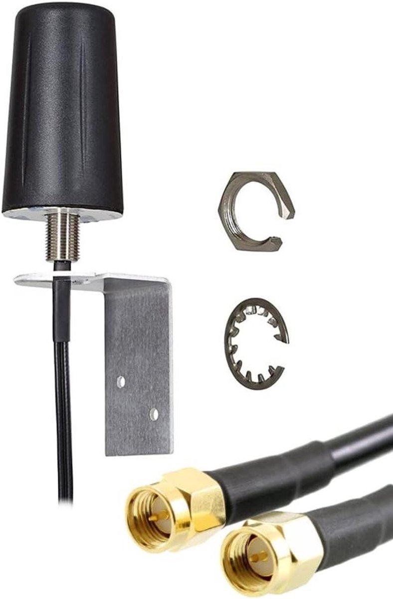 Robuuste 4G/5G Antenne - LTE Antenne Dubbele Ingang - Verbeter Signaal Binnen Buiten - IP67 Stof Waterdicht