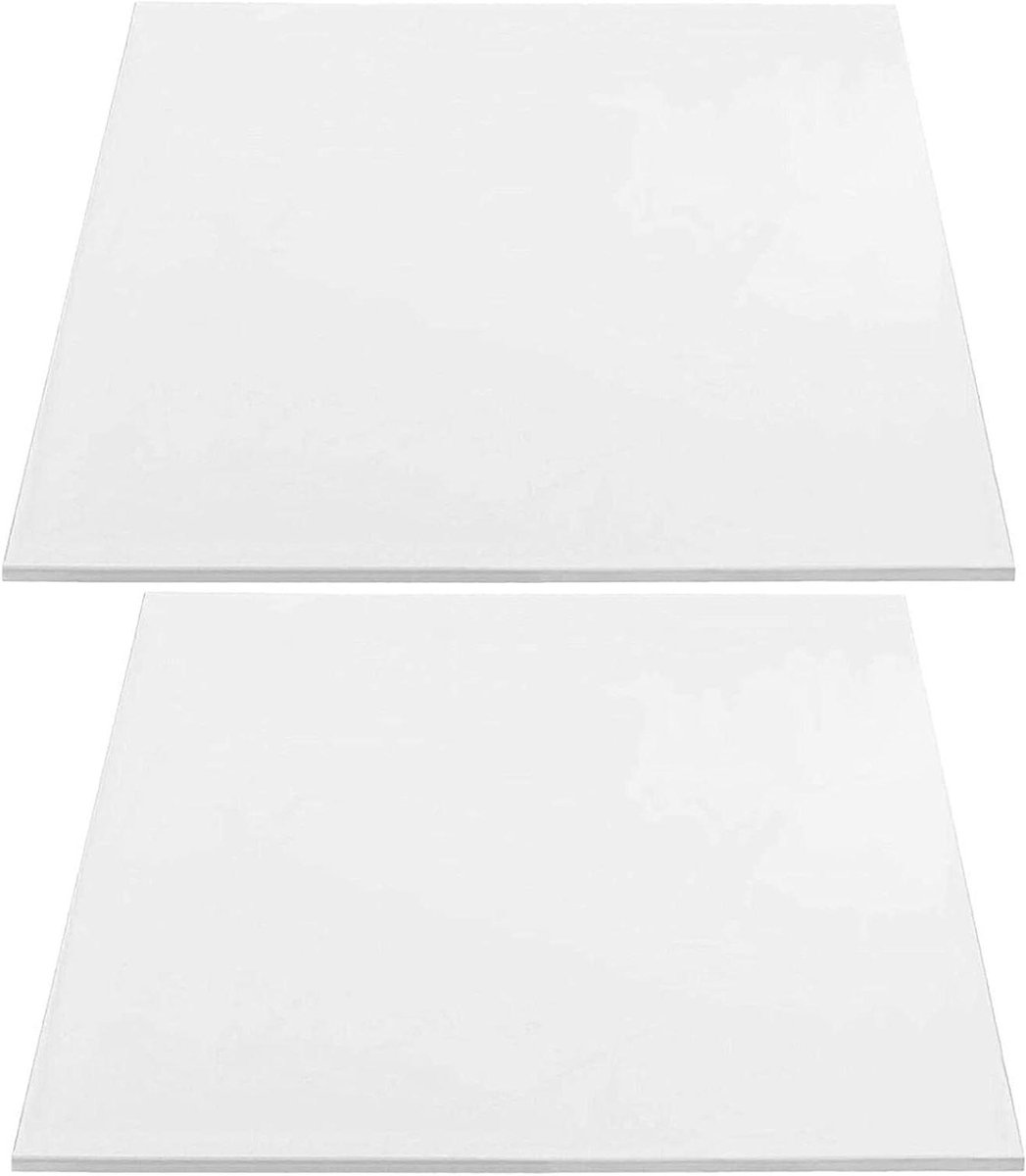 Koelkast Plank - Vriezer Lade - Voedsel Opslag - Onbreekbaar Plastic - 52x35cm - Transparant