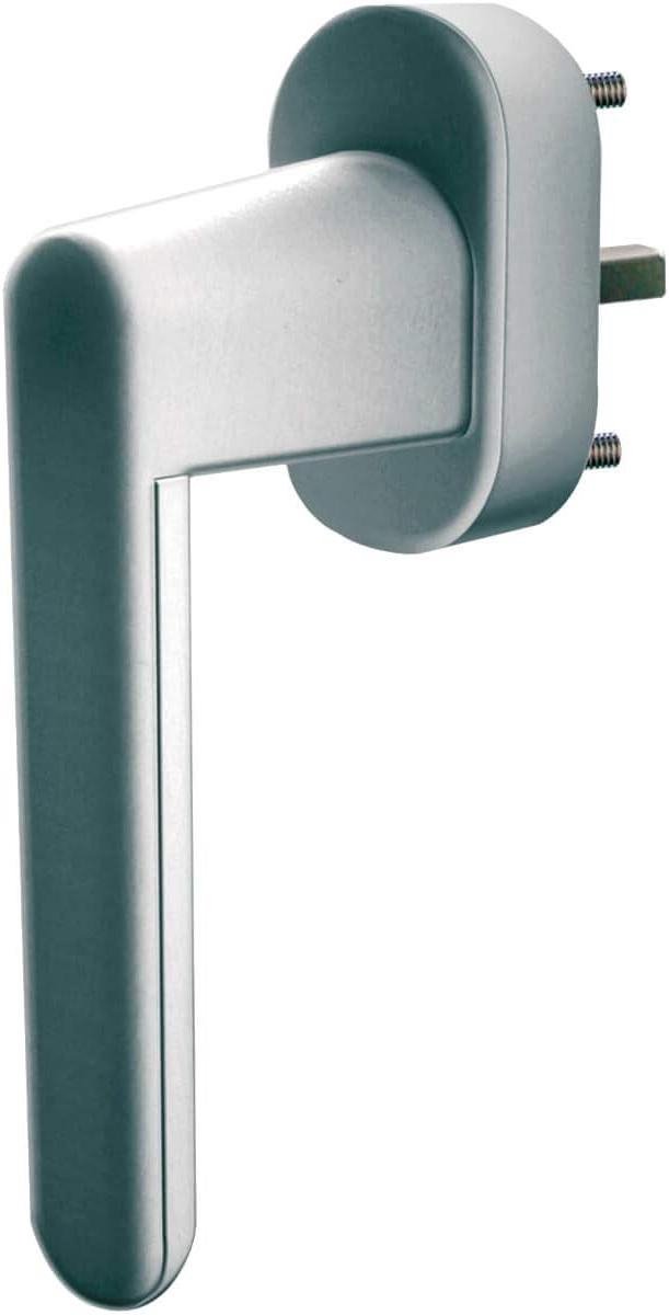 Veiligheidsalarmgreep - Alarmsysteem deur - Inbraakpreventie huis - VdS Home gecertificeerd - 37 mm stift - Zilver grijs