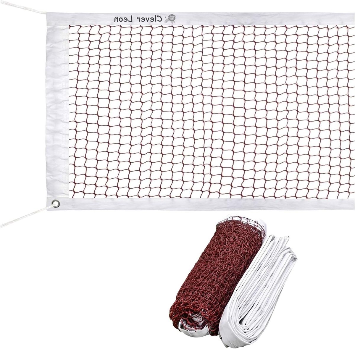 Badmintonnet - Volleybal - Tennis - 6,5 x 0,75 m - UV-bestendig - Waterdicht - Bordeaux