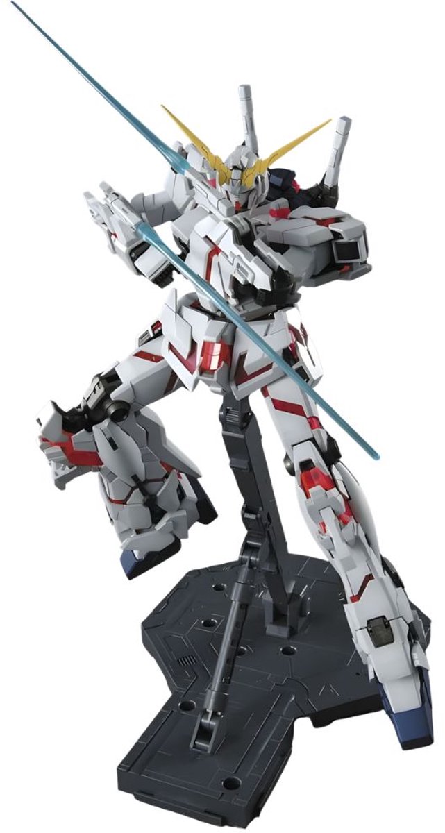 Gundam MG 1/100 RX-0 Unicorn Full Psycho Frame Prototype | Mecha Samurai | Robot technic modelbouw | Transformers speelgoed Classic Creator STEM bouwpakket | Expert technisch bouwpakket voor volwassenen (niet compatibel met Revell / lego ) — afbeelding 5