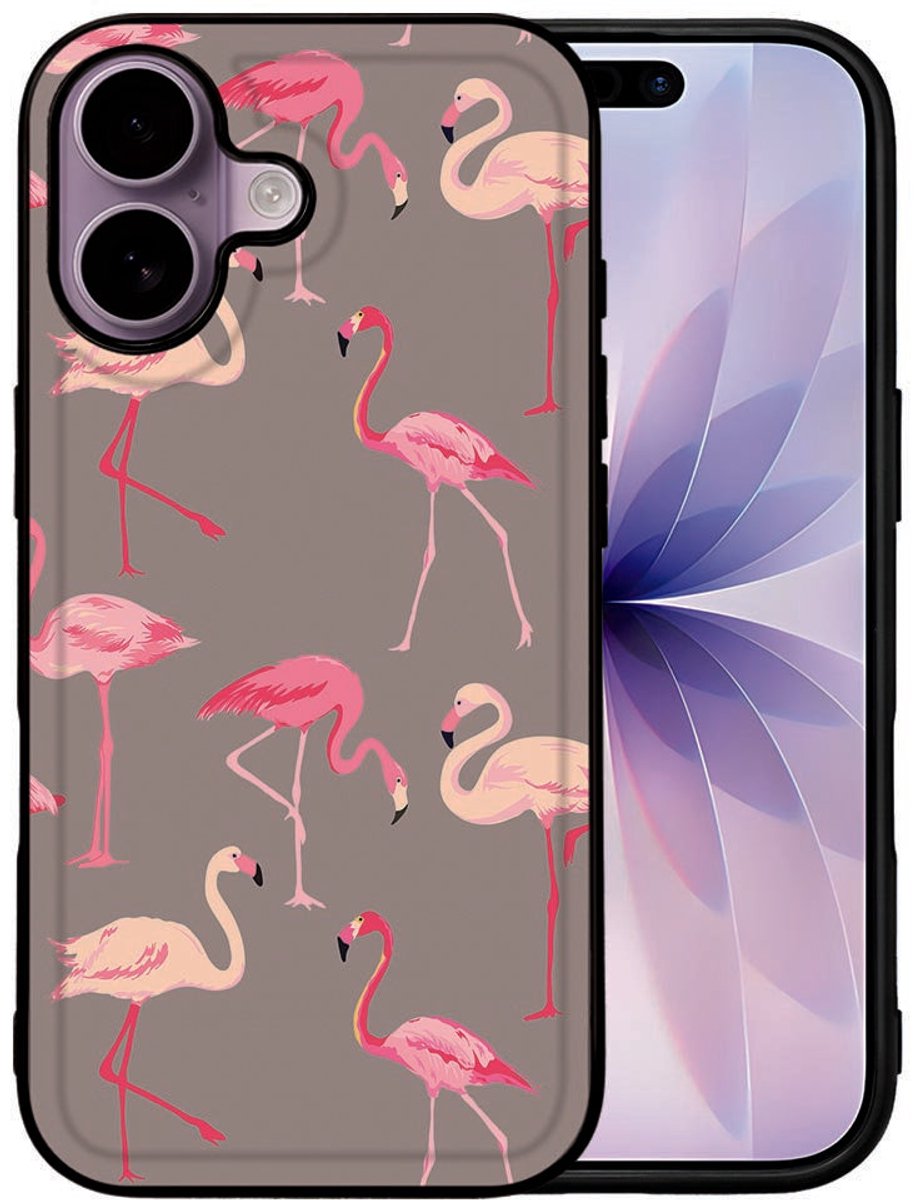 Apple iPhone 17 Beschermhoes Flamingo