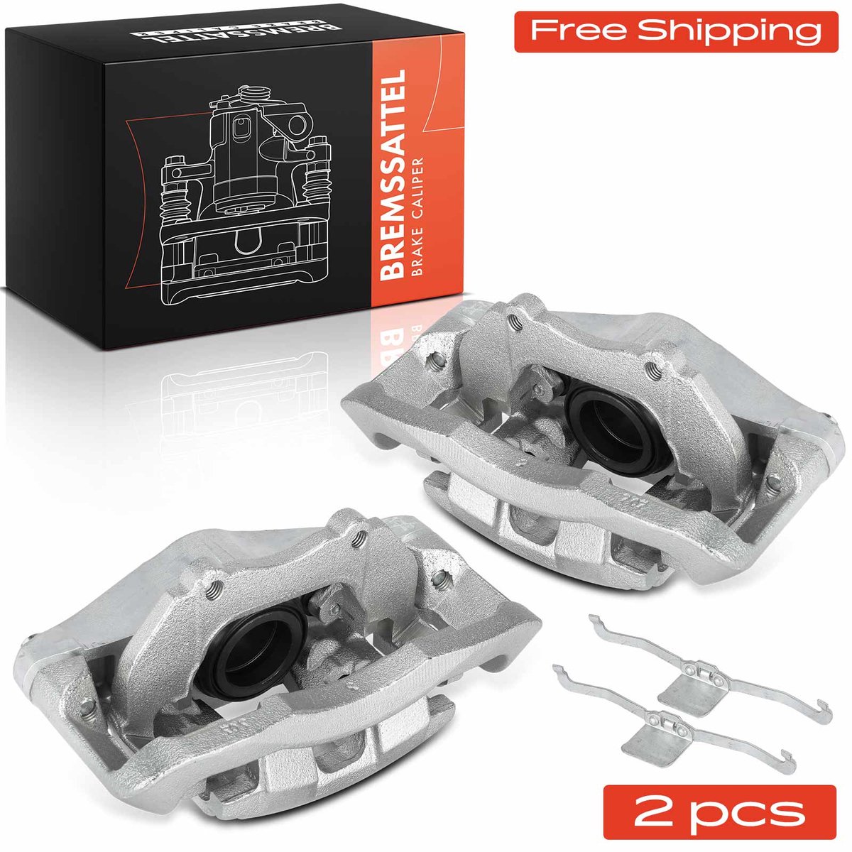 Frankberg 2x Remklauw Voor voor Volvo C70 II S40 II V40 V50 Mazda