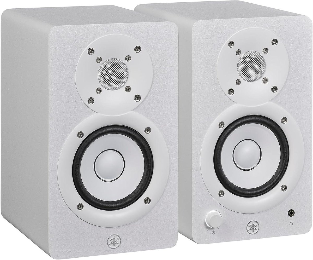 Studio Monitor - Compacte Luidspreker - Muziek Productie - Zelfversterkend Systeem - 3.5 Inch - Wit