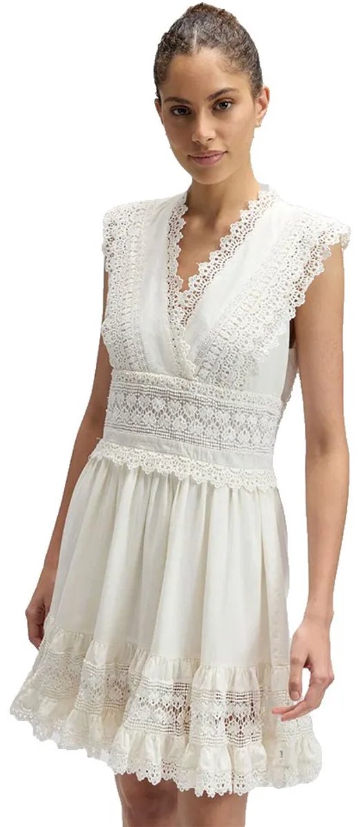 Lee 112380547 Mouwloze Korte Jurk L Vrouw Wit