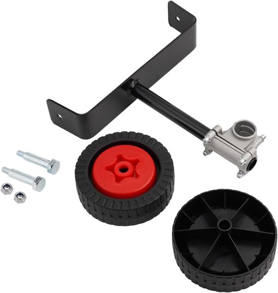 Steunwiel voor trimmer, verstelbare steunwielen, opzetstuk voor grastrimmers, universele accessoires voor tuingrastrimmers, geschikt voor gas/benzine/elektrische borstelsnijstrimmer (26 mm-28 mm) — afbeelding 5
