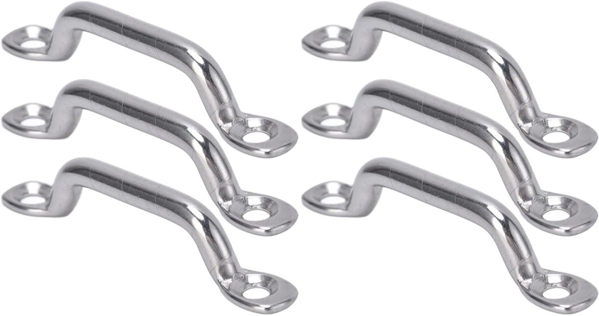 10 Stuks Roestvrijstalen Boot Top Pad Oog Beugel - Marine Hardware Bevestigingskit