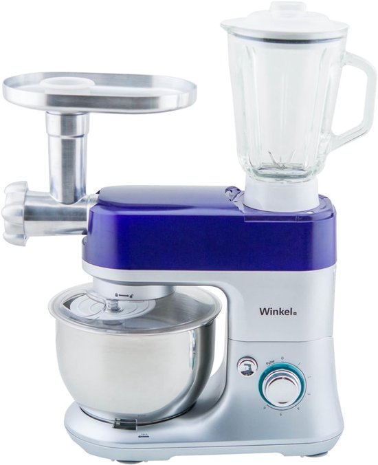 Keukenmachine - Mixer Robot - Bakken en Koken - Met Vleesmolen - 4 L Kom - Violet — afbeelding 5