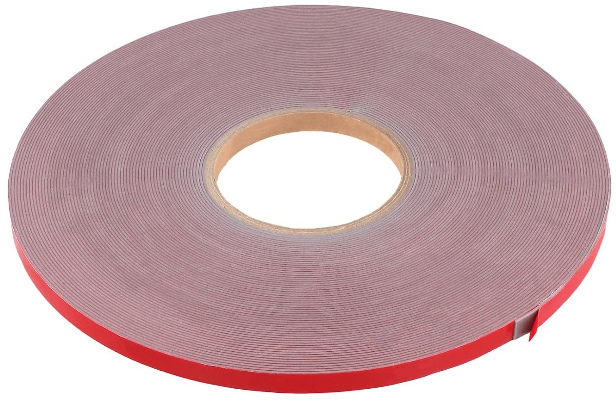 Extra sterk dubbelzijdig plakband, 10 mm x 33 m, waterdicht en hittebestendig voor auto, led, glas en metaal toepassingen