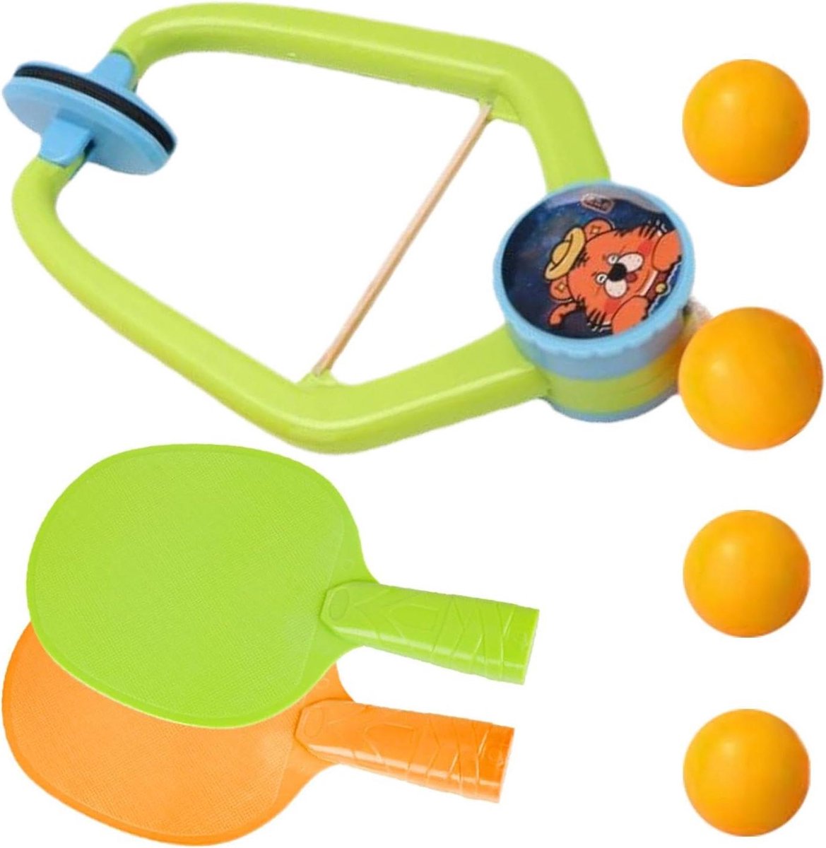 Tafeltennis Trainer - Pingpong Set - Vaardigheden Oefenen - Flexibele Rebound Hengel - 30 x 20 x 5 cm