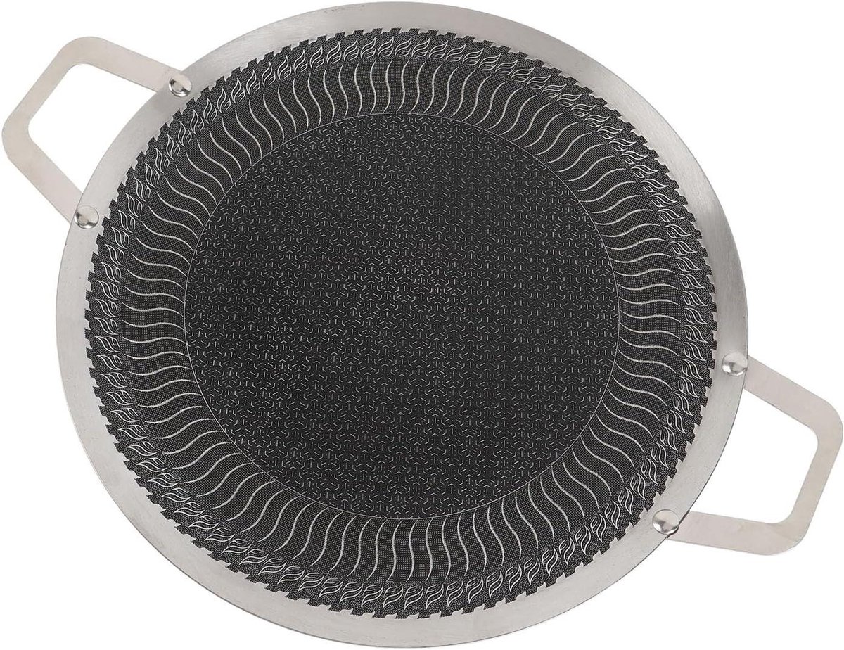 Grill Spiesen - BBQ Prikkers - Kabobs Grillen - Antiaanbaklaag - 38 cm - Zilver
