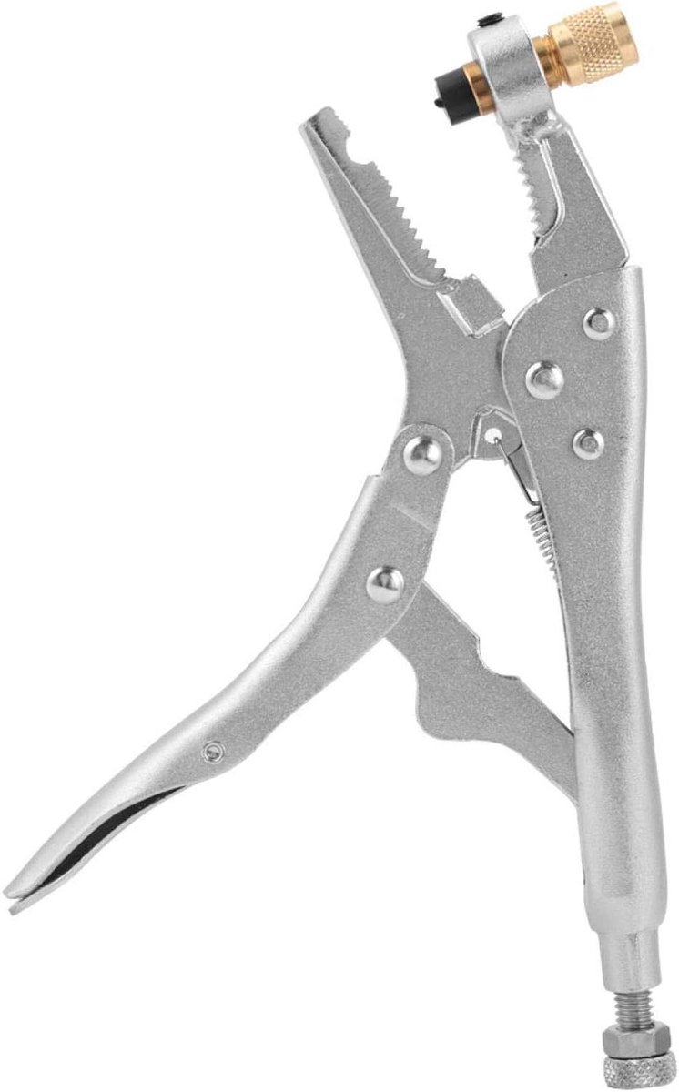 Stalen Tang - Koeling Punctie - Koelmiddel Terugwinning - Ergonomische Greeptype - 1/4 Inch SAE - Zilver