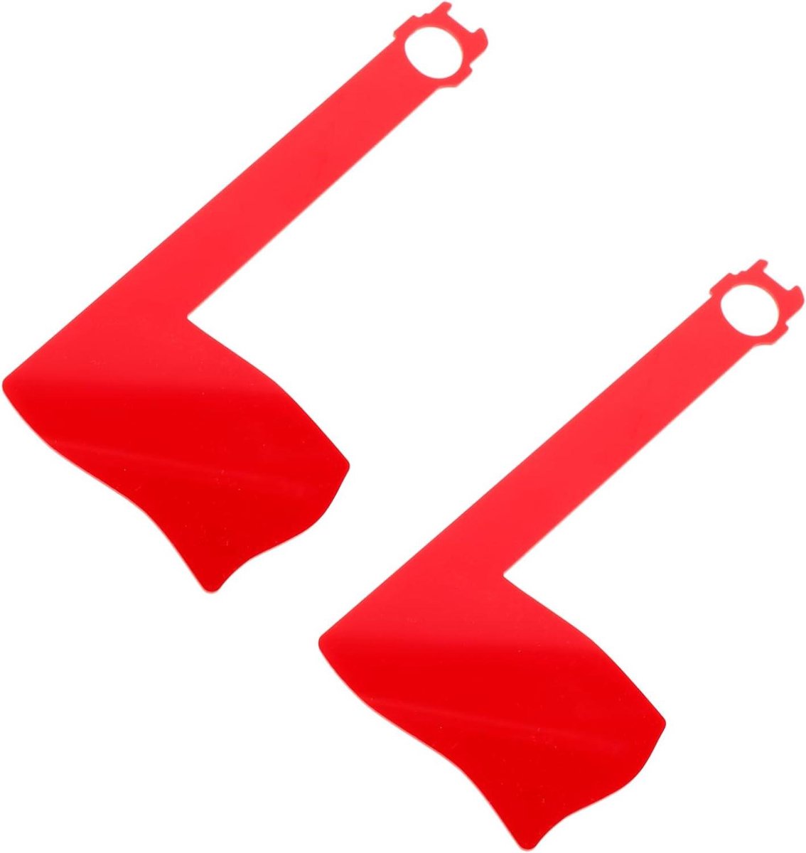 Brievenbusvlag Set - Vervangende Vlaggetjes - Post Aangeven - Universeel Ontwerp - 2 Stuks - Rood