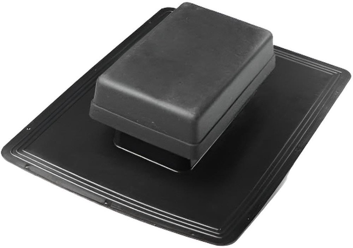 Dakventilator - Dakontluchter Kap - Vochtige Lucht Afvoeren - Regenwater Bescherming - 44 cm - Zwart