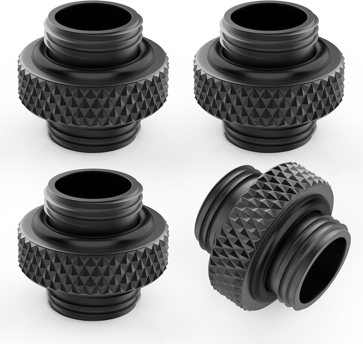 Waterkoeling Koppeling - Verbindingsstuk - Computer Bouw - Verzegelde O-ring - 5 mm - Zilver