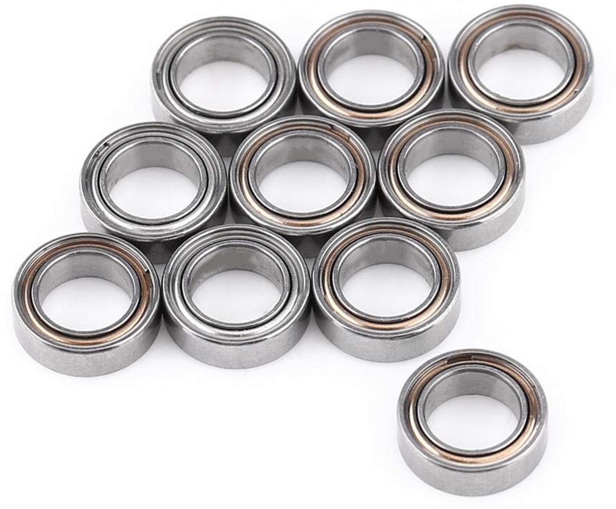 Allecto - Miniatuur Kogellagers - Set van 10 - Dubbel Afgedicht - Ideaal voor 3D Printers en Skateboards - Hoogwaardige Kwaliteit - Geschikt voor D...