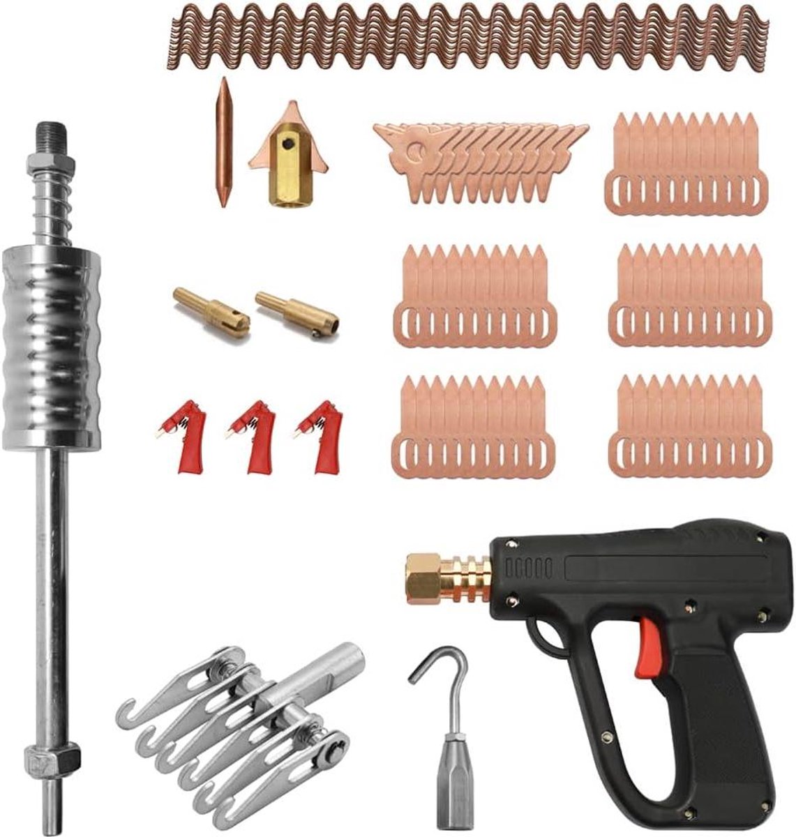 Gereedschapset - Reparatieset - Carrosserie Herstellen - 86 Delen - 40 cm Pakket - Grijs