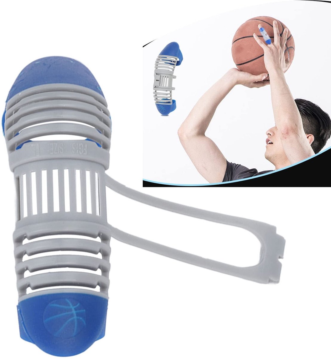 Cosensi - Dailygoods - Dailygoody - Vingerspalk - Vingermouw Steunbeschermer - Geschikt voor Basketbal en Volleybal - Formaat L - Verminder Impact - Optimale Bescherming