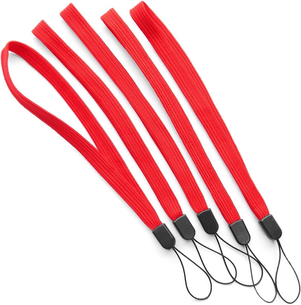 Polsbandjes Set - Draagriemen Lussen - Veilig Dragen - Extra Robuust - 5 Stuks - Rood