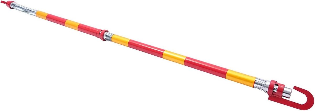 Sleepstang Staal - Sleephulp Trekhaak - Voertuigen Slepen - Inclusief Tas - 187 cm Lengte - Rood