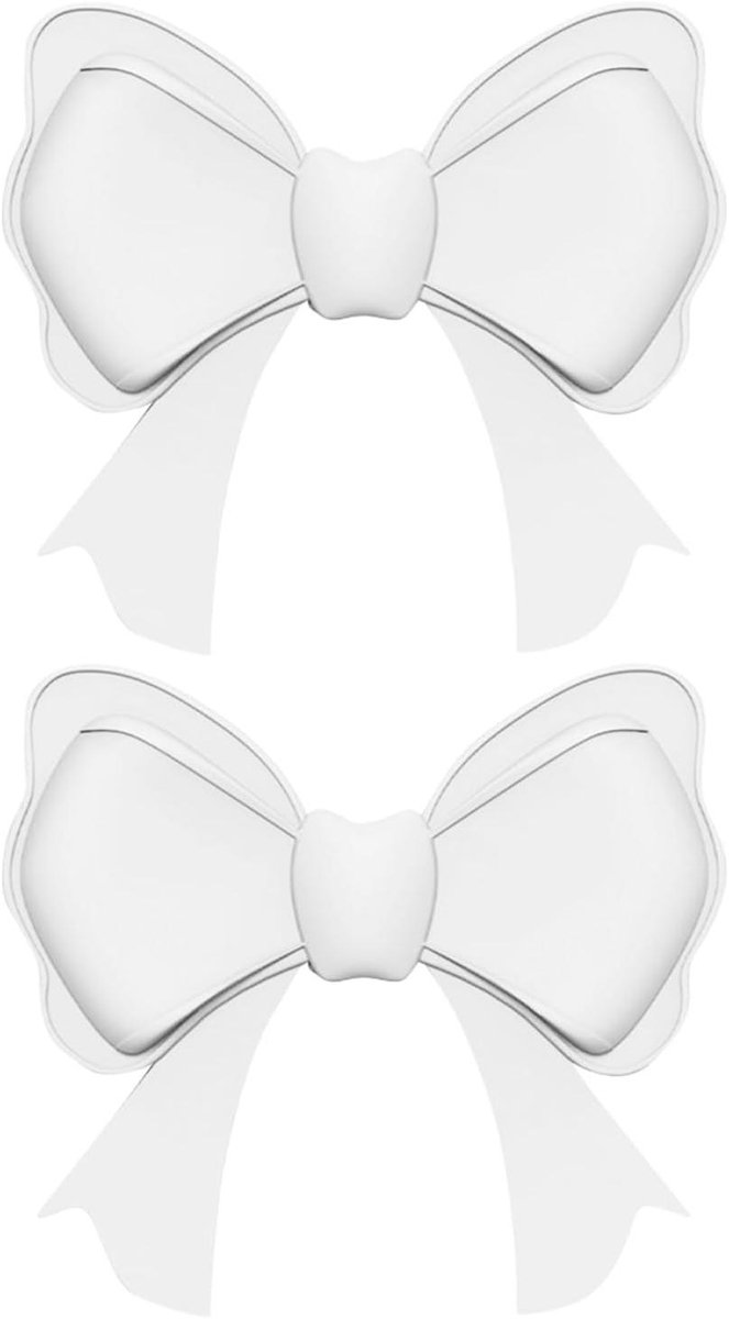 Hoofdtelefoonbevestiging - Oorkussens - Comfortabel Luisteren - Zachte Siliconen - 2 stuks - Wit