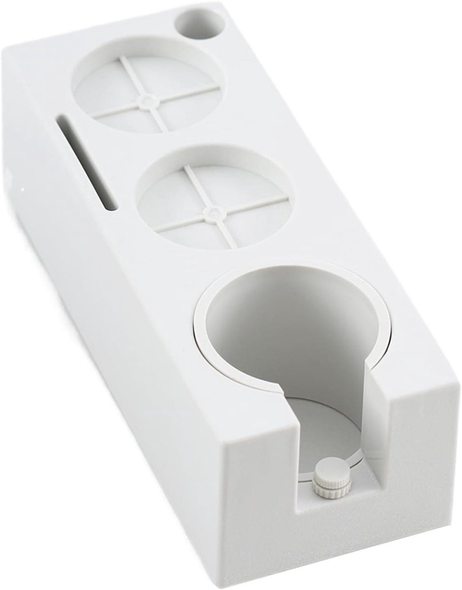 Espresso Station - Koffie Organizer - Koffie Bereiden - Verstelbare Hoogte - 24 x 8.9 cm - Wit
