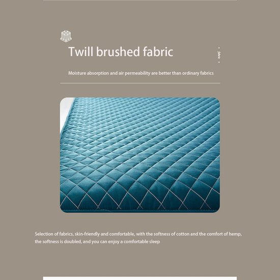Vouwende Matras - Futon Vloermat - Traditioneel Slapen - Hypoallergeen Materiaal - 1.8x2m - Grijs — afbeelding 2