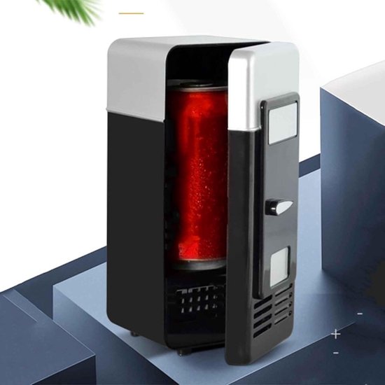 Mini Koelkast - Warme Koude Box - Drank Koelen - Stil Design - 2 Liter - Zwart van MINI — afbeelding 4