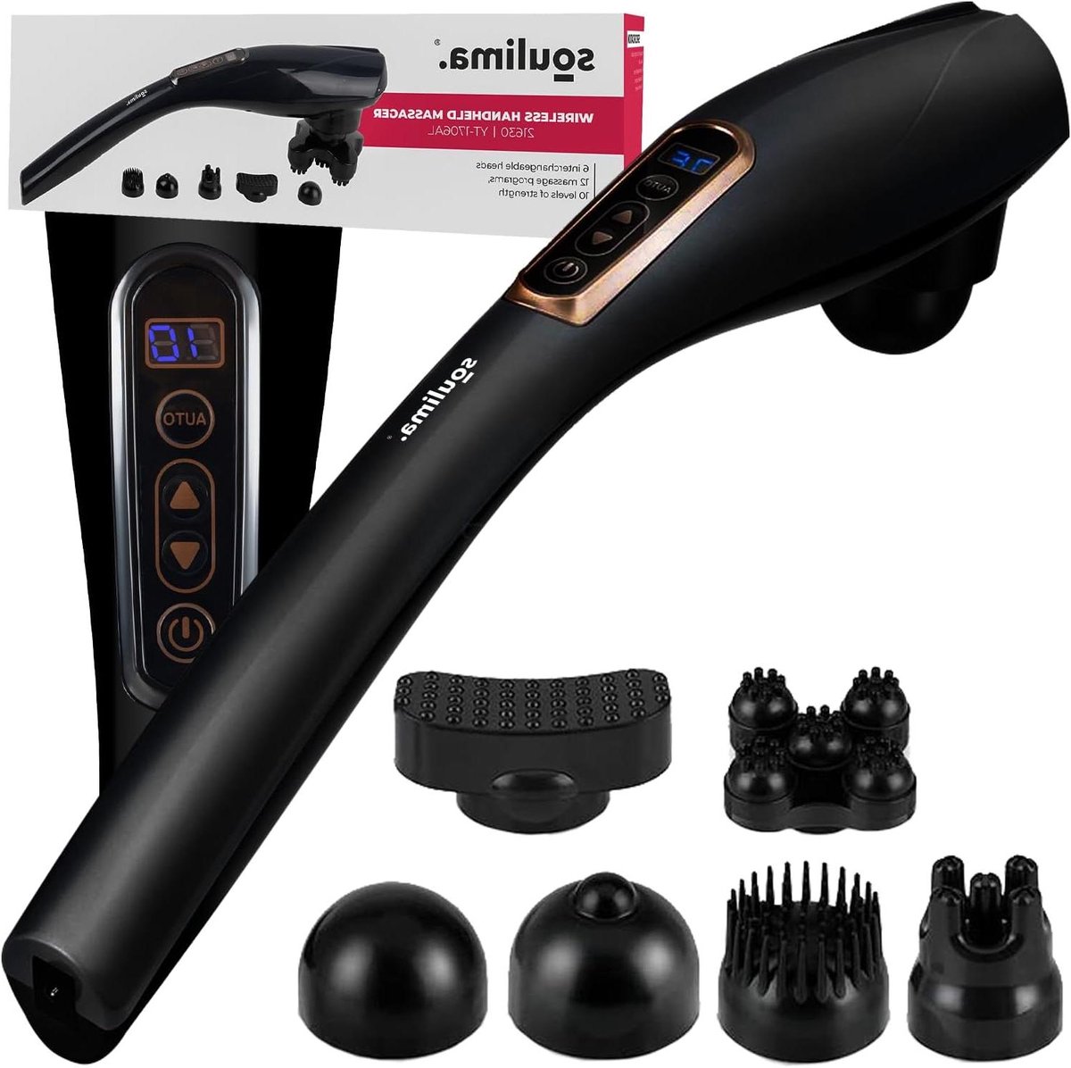 Handrugmassageapparaat - Draagbare Massager - Ontspannende Massage - Draadloos Oplaadbaar - Niet Gespecificeerd - Niet Gespecificeerd