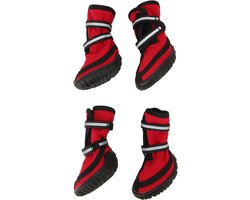 Yinhing Wandelschoenen voor Honden Laarzen met Sterke Slipreflecterende Eigenschappen en een Comfortabele Zachte Binnenkant voor Buitenschoenen Actieve Honden (XXL)