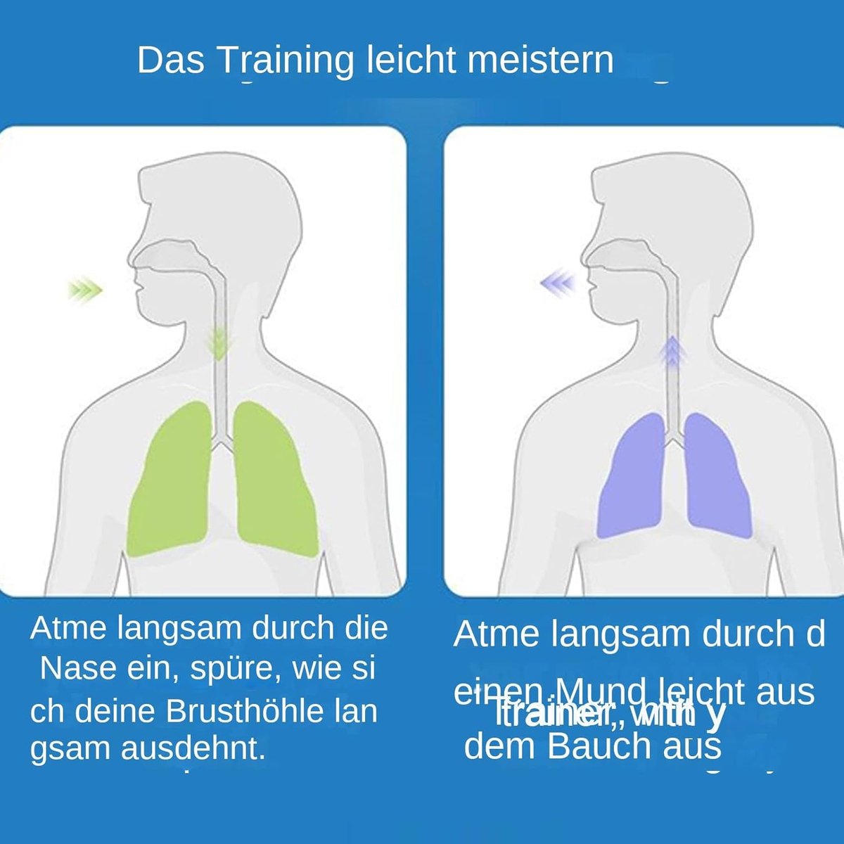 Ademhalingstrainer - Luchtstroom trainer - Zang en sport - Gerichte spieractivering - 10 x 8 x 4 cm - Paars
