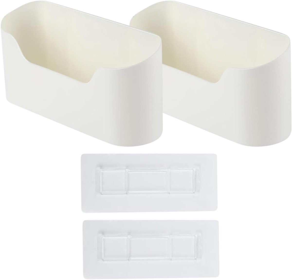 Kastdeur Organizer - Opbergdoos Wand - Ruimte Besparen - Zonder Boren - 28.7L x 18.7B - Wit