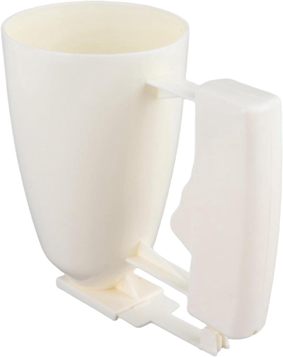 Beslag Dispenser - Bakgereedschap - Muffins Maken - Easy Grip Control - 9 cm Diameter - Wit